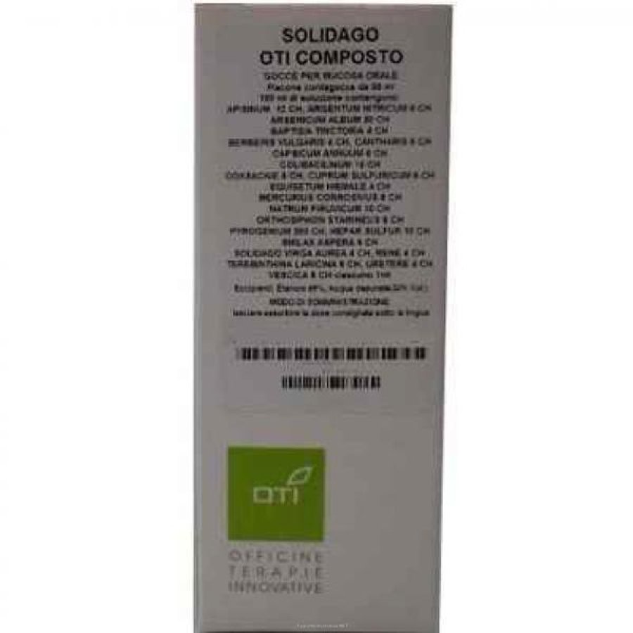 Solidago OTI Gtt Gocce Orali 50 ml Integratore Naturale Drenante e Depurativo Solidago OTI Gtt Gocce Orali 50 ml Integratore Naturale Drenante e Depurativo