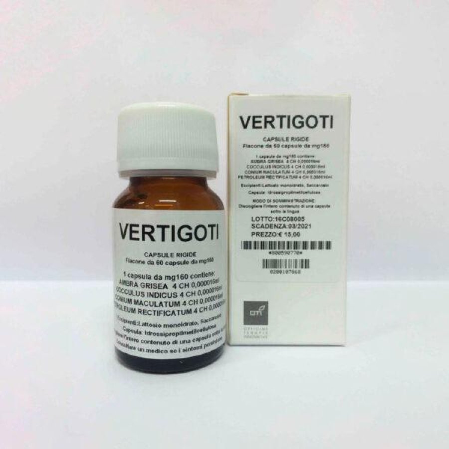 Vertigoti OTI Gocce Orali Composto 50 Millilitri – Rimedio Omeopatico per Vertigini, Nausea e Disturbi dell’Equilibrio Vertigoti OTI Gocce Orali Composto 50 Millilitri – Rimedio Omeopatico per Vertigini, Nausea e Disturbi dell’Equilibrio
