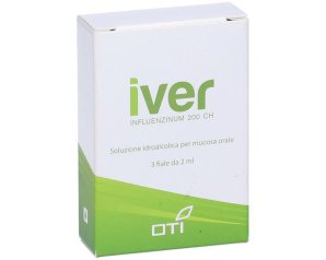 Oti Iver Influenzinum 200CH Mucosa Orale Medicinale Omeopatico 3Fiale bevibili