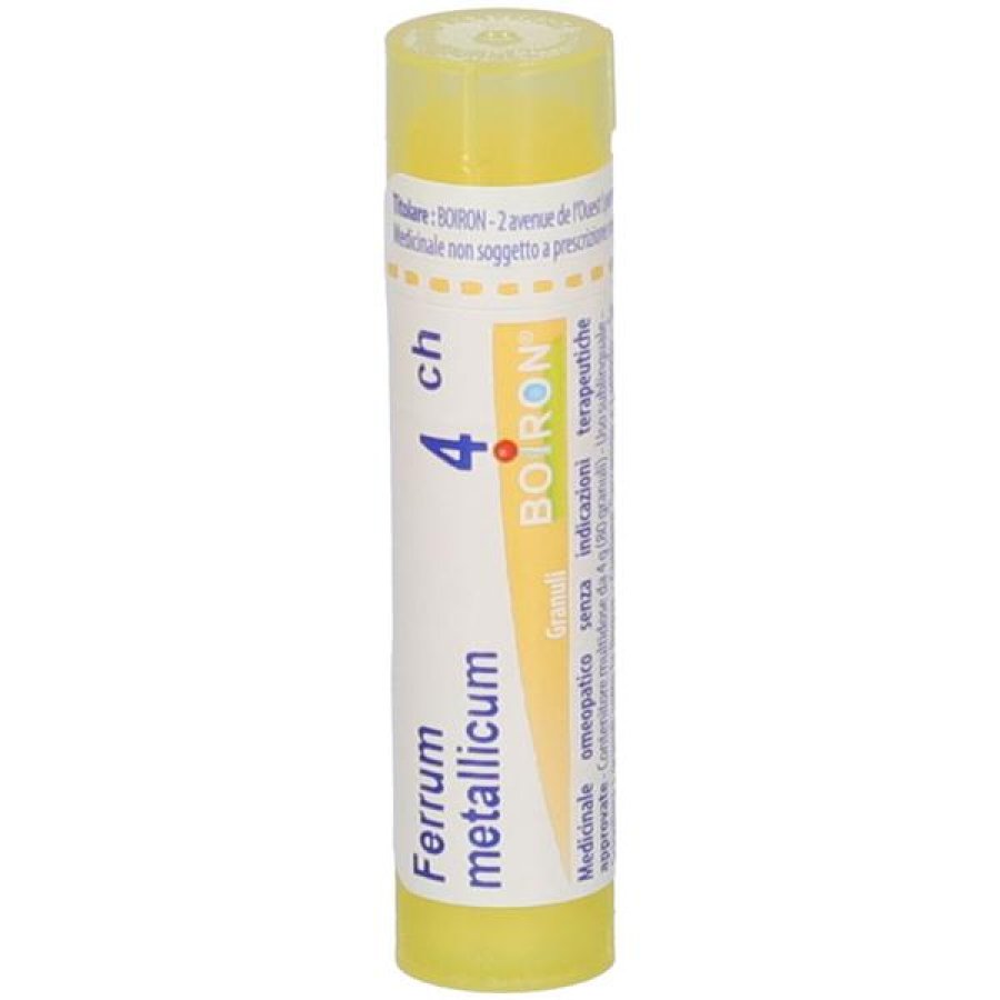 Ferrum metallicum 4CH granuli Boiron - rimedio omeopatico in granuli 4CH Ferrum metallicum 4CH granuli Boiron - rimedio omeopatico in granuli 4CH