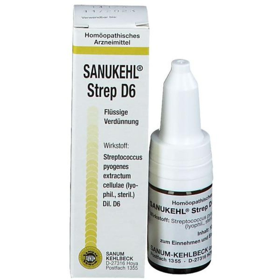 Sanum-kehlbeck Gmbh & Co. Kg Sanukehl Strep D6 Gtt 10 ml Sanum-kehlbeck Gmbh & Co. Kg Sanukehl Strep D6 Gtt 10 ml
