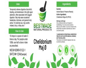 Chelidonium Majus 6 DH Granuli in Tubo – Rimedio Omeopatico per Fegato e Cistifellea – Codice 801219989