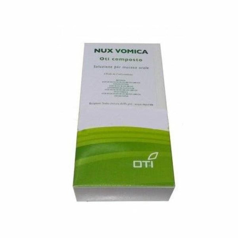 Oti Nux Vomica 20 Fiale da 2 ml Rimedio Omeopatico per Disturbi Gastrointestinali