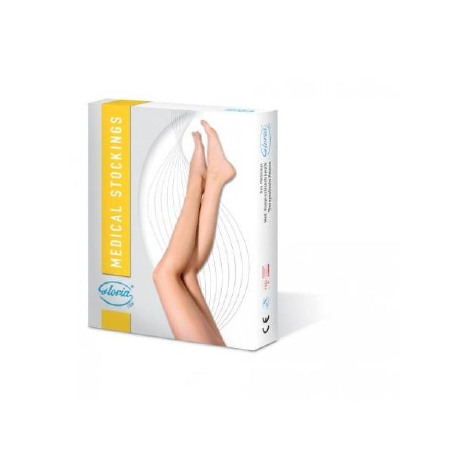 Gloriamed Monoc Soft calza monocollant elastica sinistra a compressione graduata taglia L Gloriamed Monoc Soft calza monocollant elastica sinistra a compressione graduata taglia L