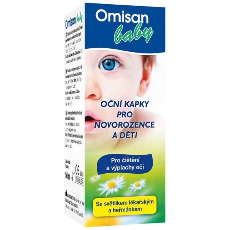 Omisan Baby Lavanda Oculare Soluzione Delicata Per Neonati E Bambini Gocce Oculari Kapky 50 Millilitri