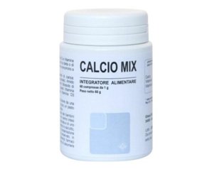 Calcio Mix 1000 mg 30 Compresse – Integratore di Calcio ad Alto Dosaggio per Ossa e Denti