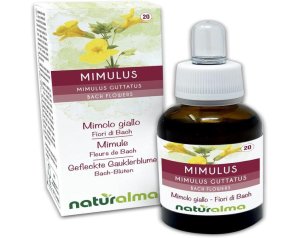 Fiori di Bach Mimulus Oti Gocce 30 ml - Rimedio Floreale per Paura e Ansia