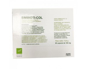 Simbioti Col 80 Capsule Integratore Simbiotico Intestinale per Equilibrio della Flora Batterica e Benessere del Colon Oti