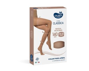 Sauber calza 140 den liscio marrone taglia piccola - calza a compressione graduata