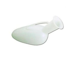 Pappagallo Uomo Guacci in Plastica con Tappo – Urinale Portatile Maschile da Letto per Anziani e Disabili