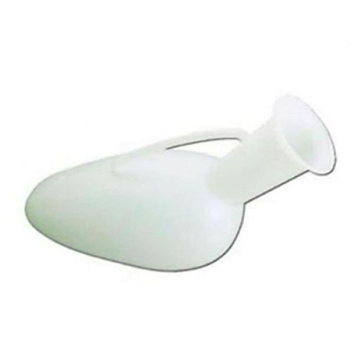 Pappagallo Uomo Guacci in Plastica con Tappo &ndash; Urinale Portatile Maschile da Letto per Anziani e Disabili