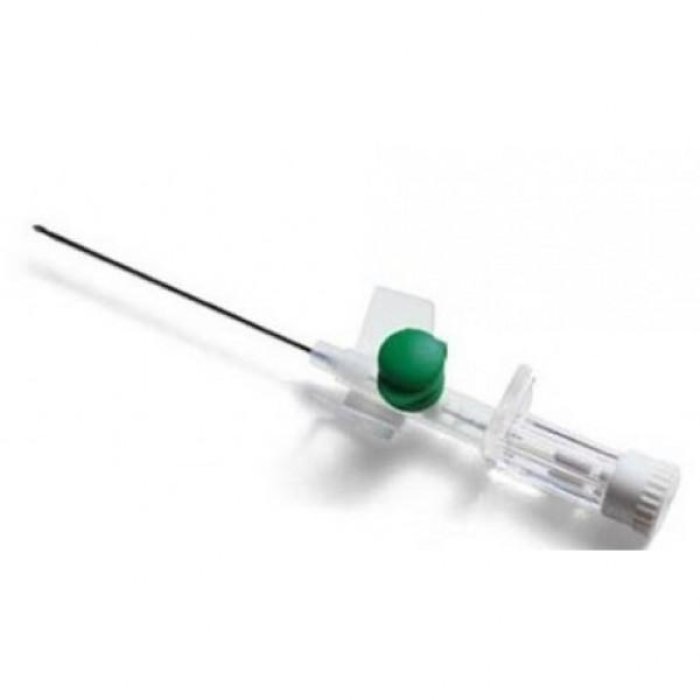 Ago Cannula Endovenosa a Due Vie in Poliuretano Calibro 16 per Infusione e Terapia Endovenosa