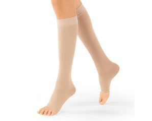 Gloriamed Calze Autoreggenti a Compressione Graduata Reggicalze Terapeutiche per Gambe Stanche e Sostegno Circolazione