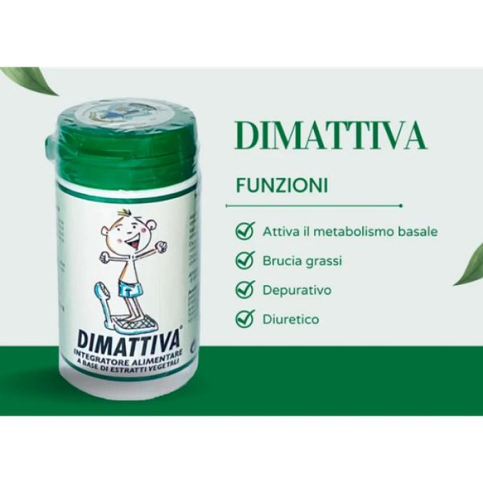 Dimattiva Integratore Alimentare 60 Capsule – Sostegno Energia Fisica e Mentale, Benessere Quotidiano Dimattiva Integratore Alimentare 60 Capsule – Sostegno Energia Fisica e Mentale, Benessere Quotidiano