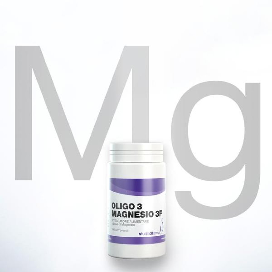 Studio 3 Farma Oligo 3 Magnesio 3f 100 Compresse Studio 3 Farma Oligo 3 Magnesio 3f 100 Compresse