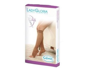 Ladygloria 24 Gambaletto a Compressione Graduata Color Daino Taglia 5 per Donna