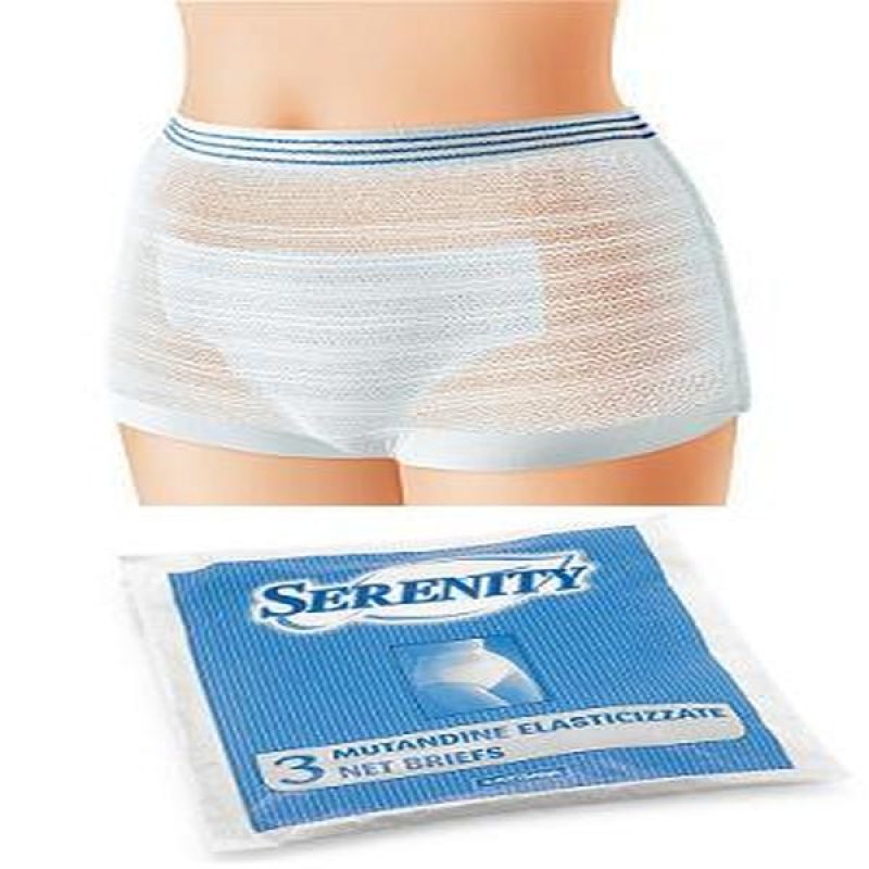 Serenity Mutandina a Rete Taglia XL 3 mutandine Serenity Mutandina a Rete Taglia XL 3 mutandine