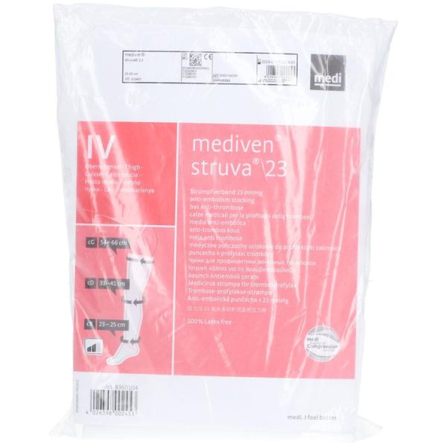 Calza Elastica Medicale Postoperatoria Struva 23 Beige Taglia 3 Lunghezza Coscia 1 Pezzo Calza Elastica Medicale Postoperatoria Struva 23 Beige Taglia 3 Lunghezza Coscia 1 Pezzo