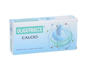 Oligotracce Calcio Integratore di Calcio in Oligoelementi, 20 Fiale da 2 Millilitri Uso Orale