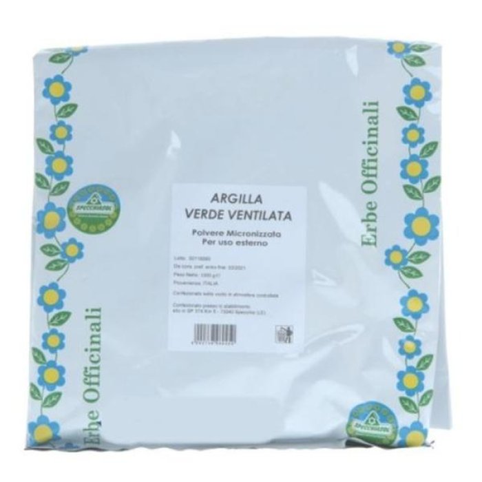Argilla ventilata Ve tisana 1000 g polvere per impacchi e uso interno