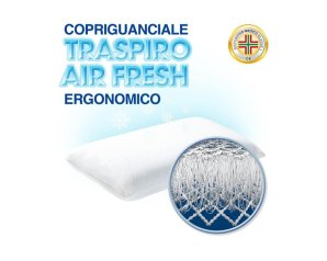 Copricuscino Air Mask con Federa Anallergica Traspirante per Guanciale da Letto