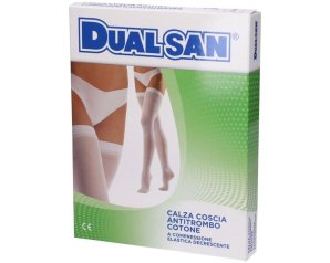 Dualsan calzino cotone ospedaliero bianco 2 - calzino sanitario in cotone