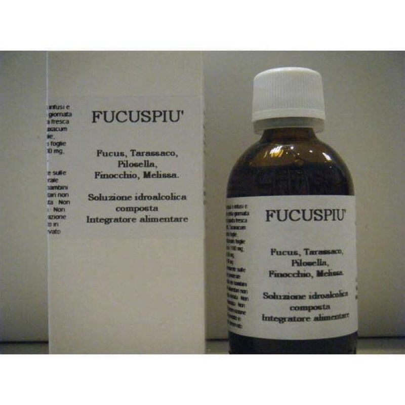 Erbex Fucus Tintura Madre 50 ml Integratore Naturale per Metabolismo e Controllo del Peso (Weight Control)