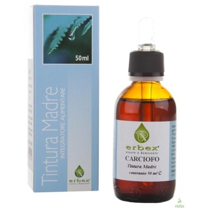 Carciofo Tintura Madre Erbex 50 Millilitri Integratore Naturale Depurativo per Fegato e Digestione Carciofo Tintura Madre Erbex 50 Millilitri Integratore Naturale Depurativo per Fegato e Digestione
