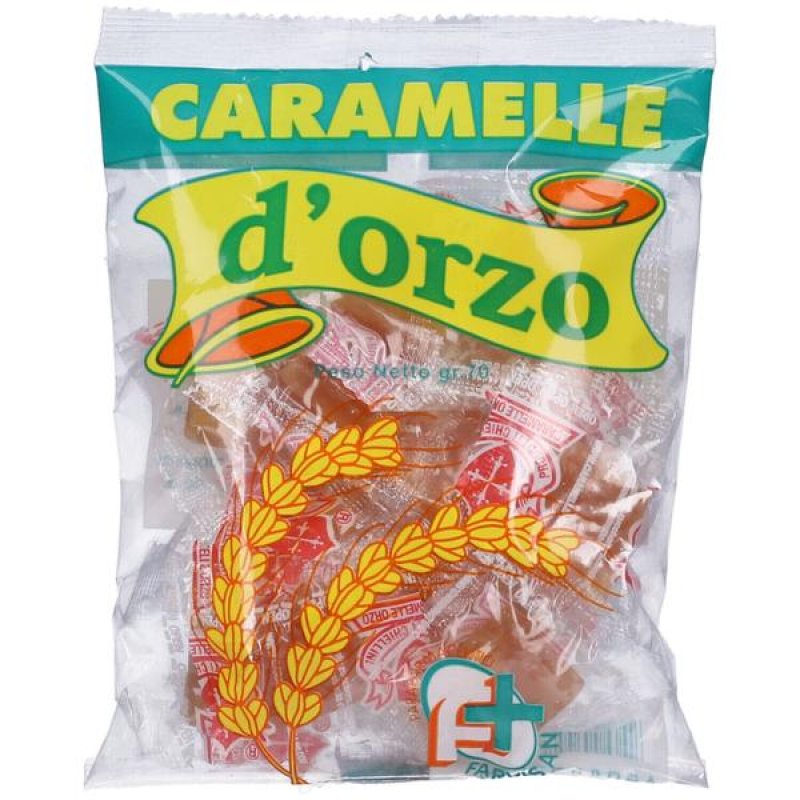 Caramelle d'orzo 70 g Farvisan caramelle dure gusto orzo Caramelle d'orzo 70 g Farvisan caramelle dure gusto orzo