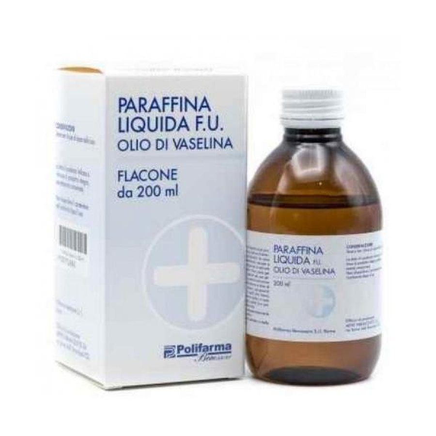 Paraffina Liquida Pura 200 ml Olio di Vaselina per Uso Interno ed Esterno Paraffina Liquida Pura 200 ml Olio di Vaselina per Uso Interno ed Esterno