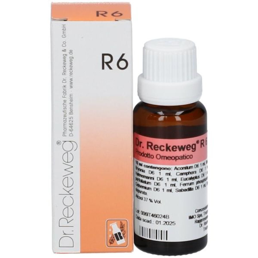 Dr.reckeweg & Co. Gmbh Reckeweg R6 Gocce 22ml Dr.reckeweg & Co. Gmbh Reckeweg R6 Gocce 22ml