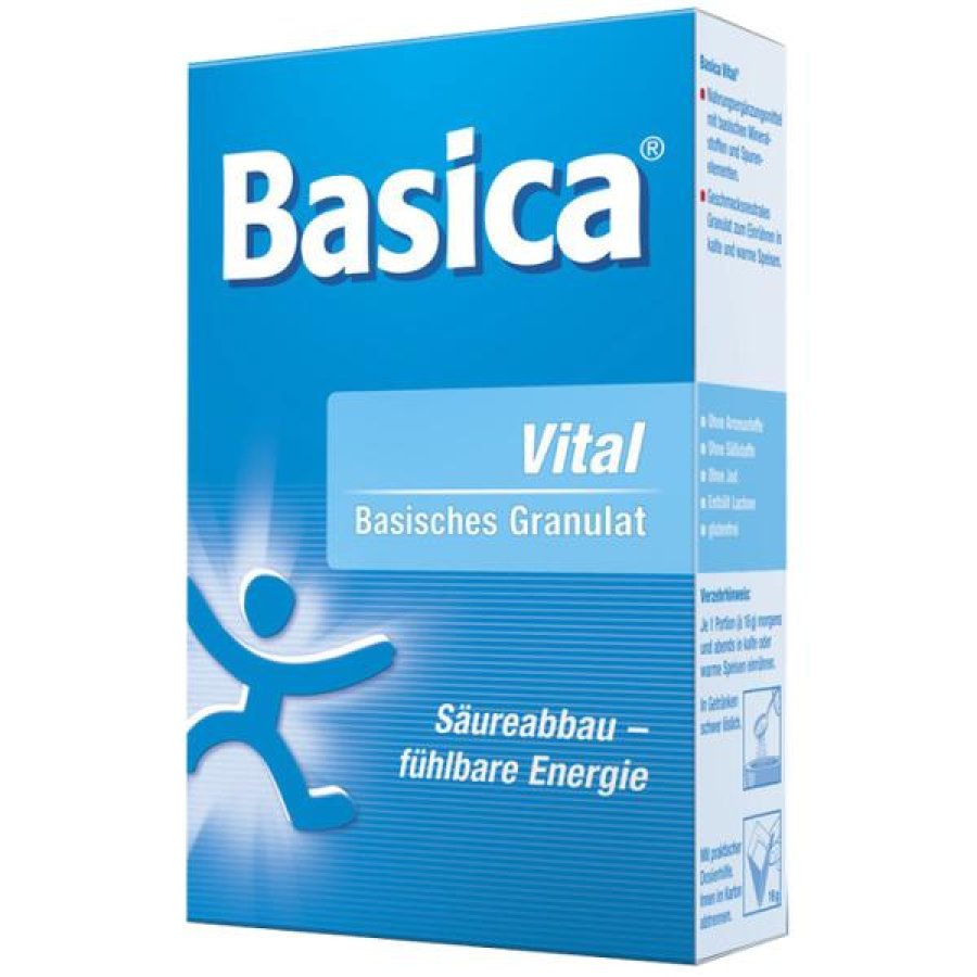 Basica Vital Integratore Alimentare Alcalinizzante in Polvere 200 grammi – Minerali e Oligoelementi per Equilibrio Acido-Base Basica Vital Integratore Alimentare Alcalinizzante in Polvere 200 grammi – Minerali e Oligoelementi per Equilibrio Acido-Base