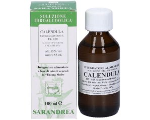 Sarandrea Calendula Gocce 100 ml Integratore Naturale Lenitivo per il Benessere di Pelle e Mucose