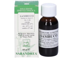 Sambuco sincro gocce 60 ml Sarandrea - integratore a base di sambuco per difese e vie respiratorie
