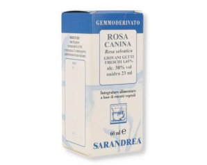 Rosa Canina Macerato Glicerico Sarandrea 60 Millilitri – Integratore Naturale a Base di Rosa Canina per Difese Immunitarie e Benessere