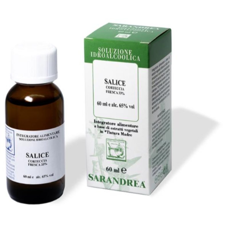 Salix Alba Amenti Gocce 60 ml &ndash; Estratto di Salice Bianco per il Benessere Articolare
