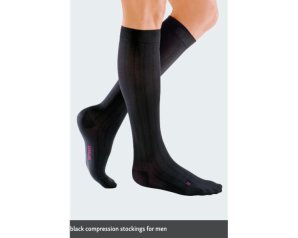 Medi U gambaletto 15 mmHg nero tg 4 modello 1550 calza unisex a compressione leggera