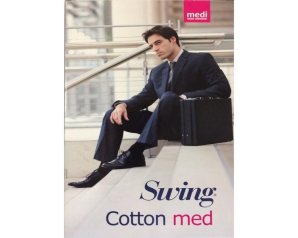 MEDI U Gambaletto Swing Man Cotton 18 mmHg Blu Taglia 4 Cod. 1830 - Calza Preventiva a Compressione Graduata Uomo