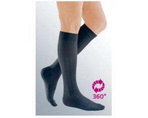 Calze a Compressione Medi Gambaletto in Cotone 18 mmHg Nero Taglia 4 Modello 1850