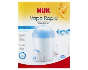 Nuk Vapo Rapid Sterilizzatore a Vapore Elettrico per Biberon e Accessori per Neonato, Sterilizzazione Rapida Fino a 6 Biberon