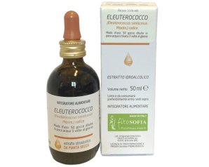 Eleuterococco tintura madre 50 ml Biokyma - estratto di eleuterococco