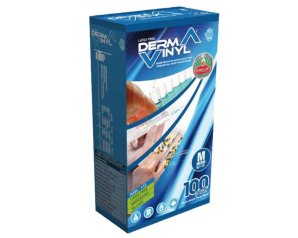 Guanti in vinile taglia L 100 pezzi Dermavinil senza lattice