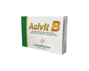 Acivit B integratore vitamine del gruppo B 30 capsule per energia e stanchezza