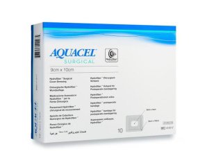 Aquacel Surgical medicazione post operatoria 9x30 cm confezione da 10 pezzi per ferite chirurgiche