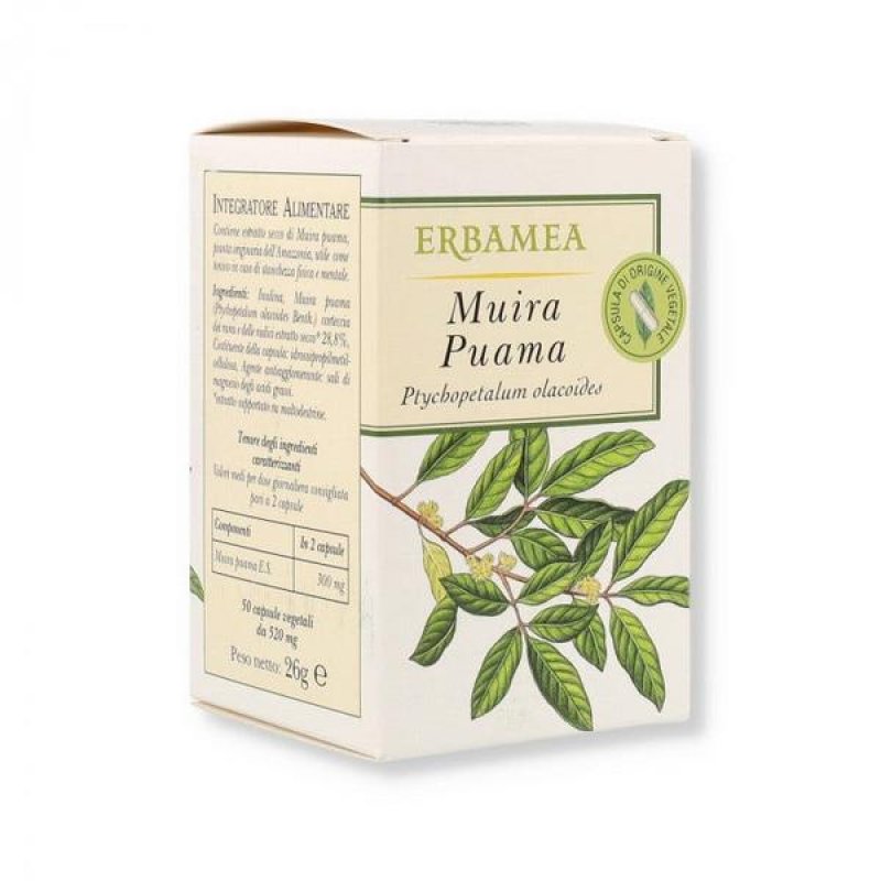 Muira Puama Integratore Naturale 50 Capsule – Supporto della Funzione Sessuale, Energia e Tono Fisico – Estratto Puro di Muira Puama per Uomo e Donna Muira Puama Integratore Naturale 50 Capsule – Supporto della Funzione Sessuale, Energia e Tono Fisico – Estratto Puro di Muira Puama per Uomo e Donna