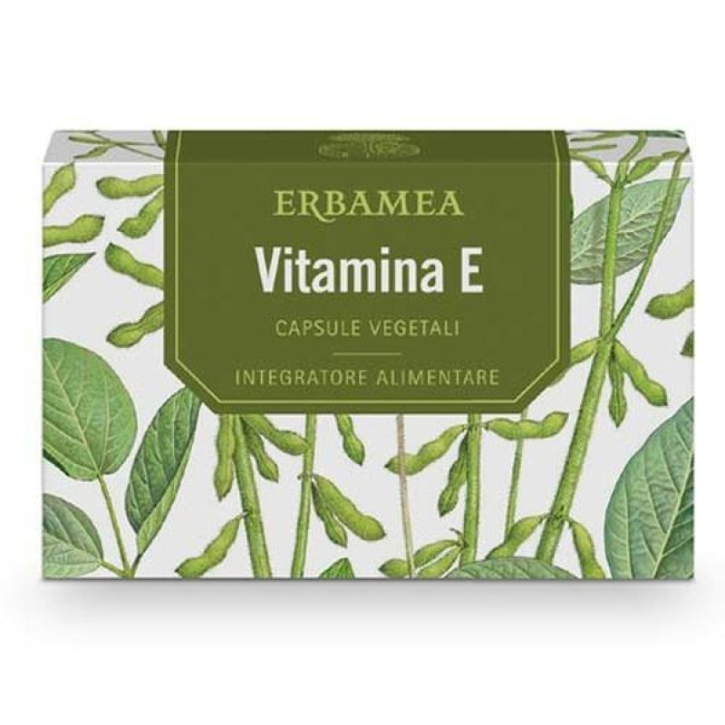Erbamea Vitamina E Integratore Alimentare Antiossidante 24 Capsule