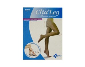 Clialeg collant 70 den visone 4 collant a compressione graduata per il benessere delle gambe
