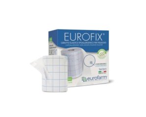 Eurofix Cer Cerotto in Tessuto Non Tessuto Adesivo 5 cm x 500 cm Rotolo per Fissaggio di Bende e Garze