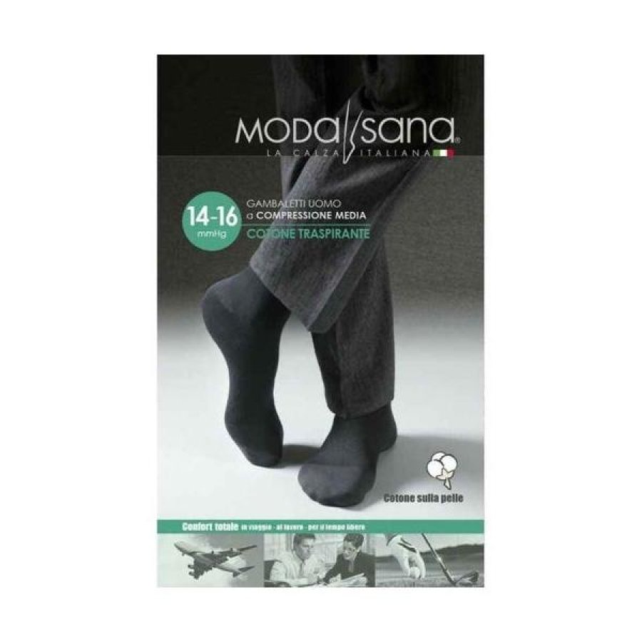 Modasana Gambaletto a Compressione 14 mmHg Blu Taglia M Calza Elastica Riposante a Compressione Graduata Modasana Gambaletto a Compressione 14 mmHg Blu Taglia M Calza Elastica Riposante a Compressione Graduata