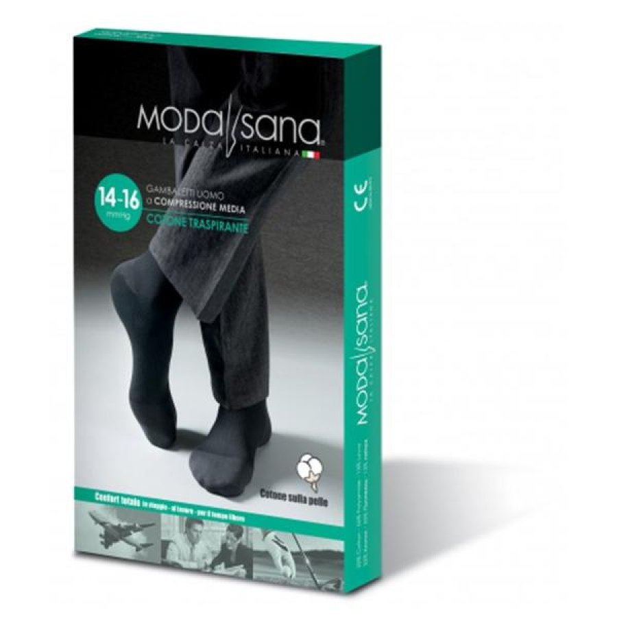 Gambaletto a Compressione Modasana Blu Taglia L per Gambe Stanche e Gonfie Gambaletto a Compressione Modasana Blu Taglia L per Gambe Stanche e Gonfie
